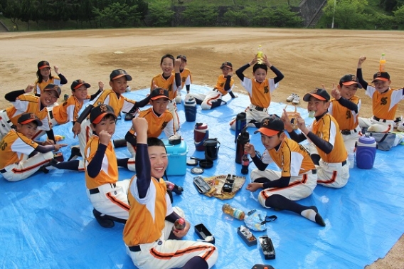 県学童優勝　祝勝会！