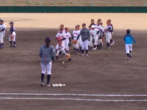 女子野球日本代表野球教室参加